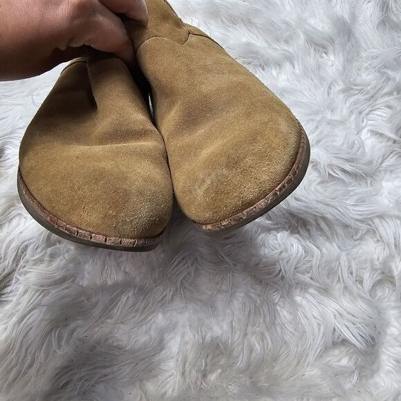 UGG Darling 1004367 Tan Suede Round Toe Pull On Ankle Boot Women's Size 10 - Picture 11 of 11